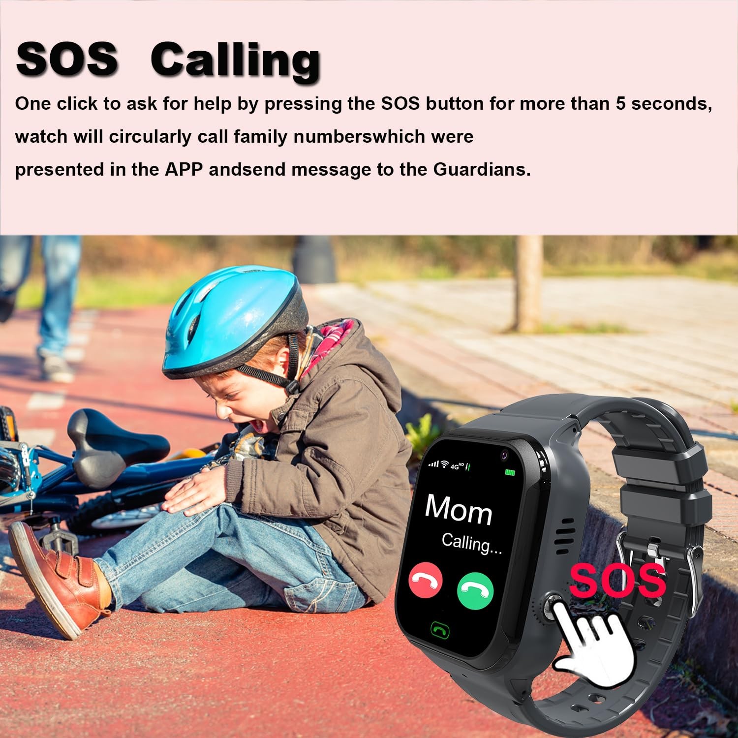 4G with GPS Tracker, Smartwatches with Video Calling Voice Chat Key Class Mod…