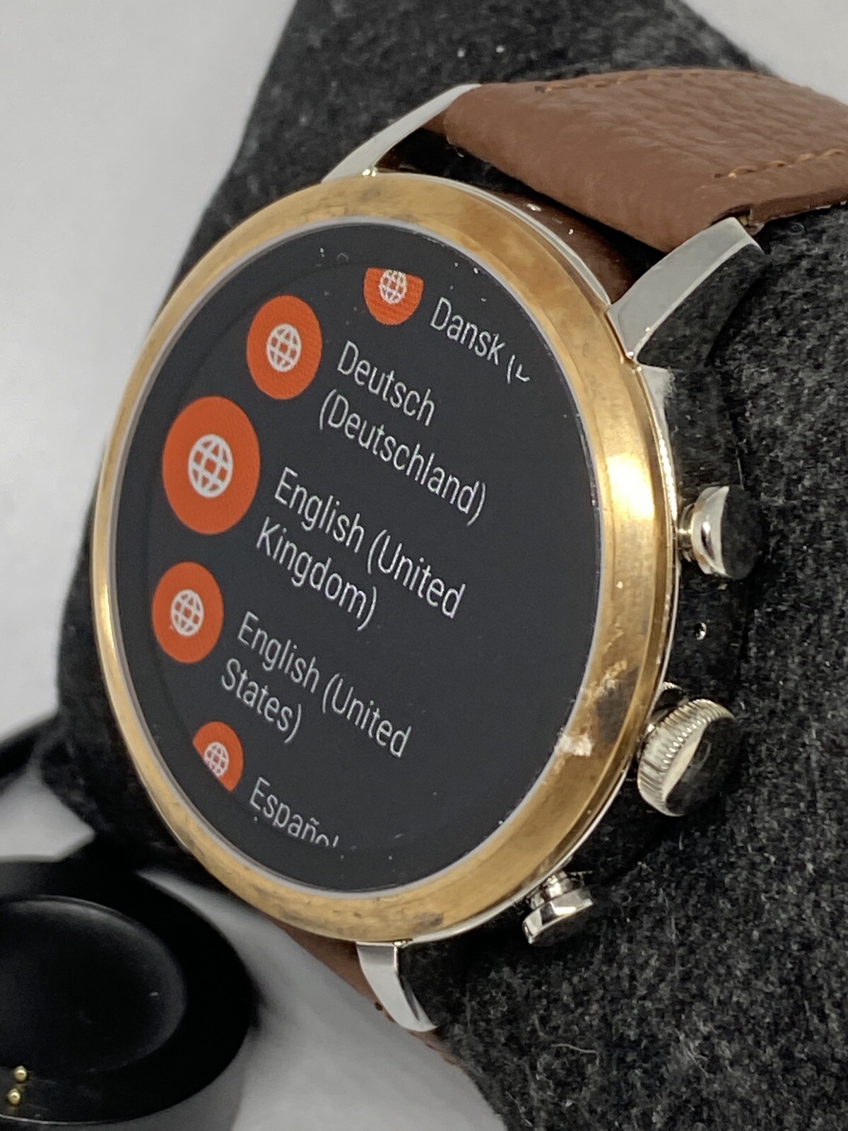 Fossil Gen 4 Authentic Digital Dial Smart Watch Custom Band FTW6016 LT349