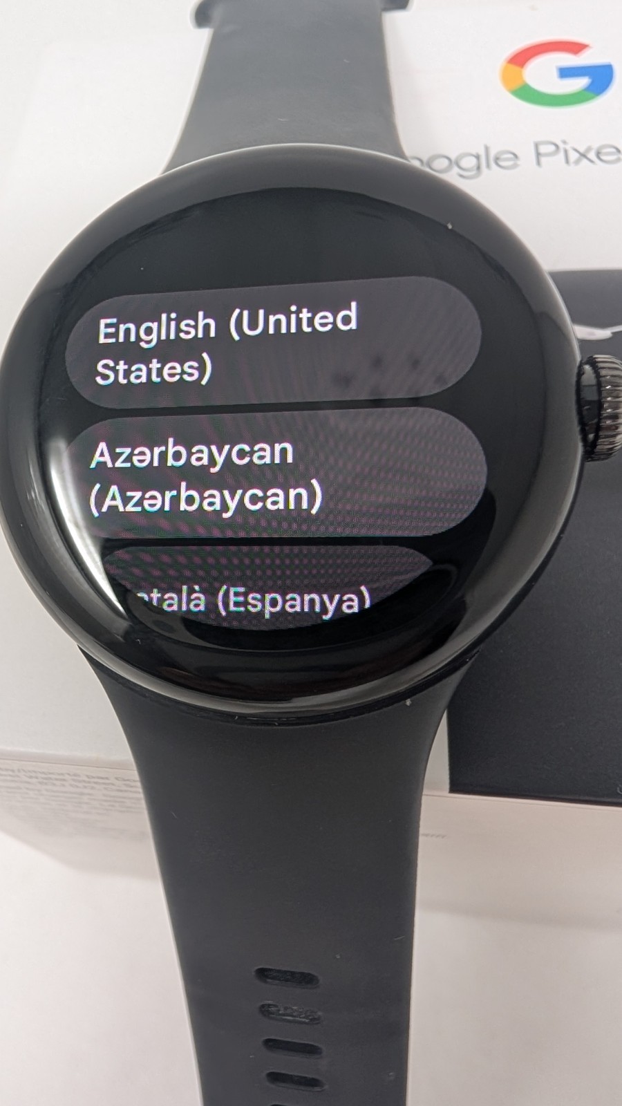 Google Pixel Watch 1st Generation smartwatch with small/large bands