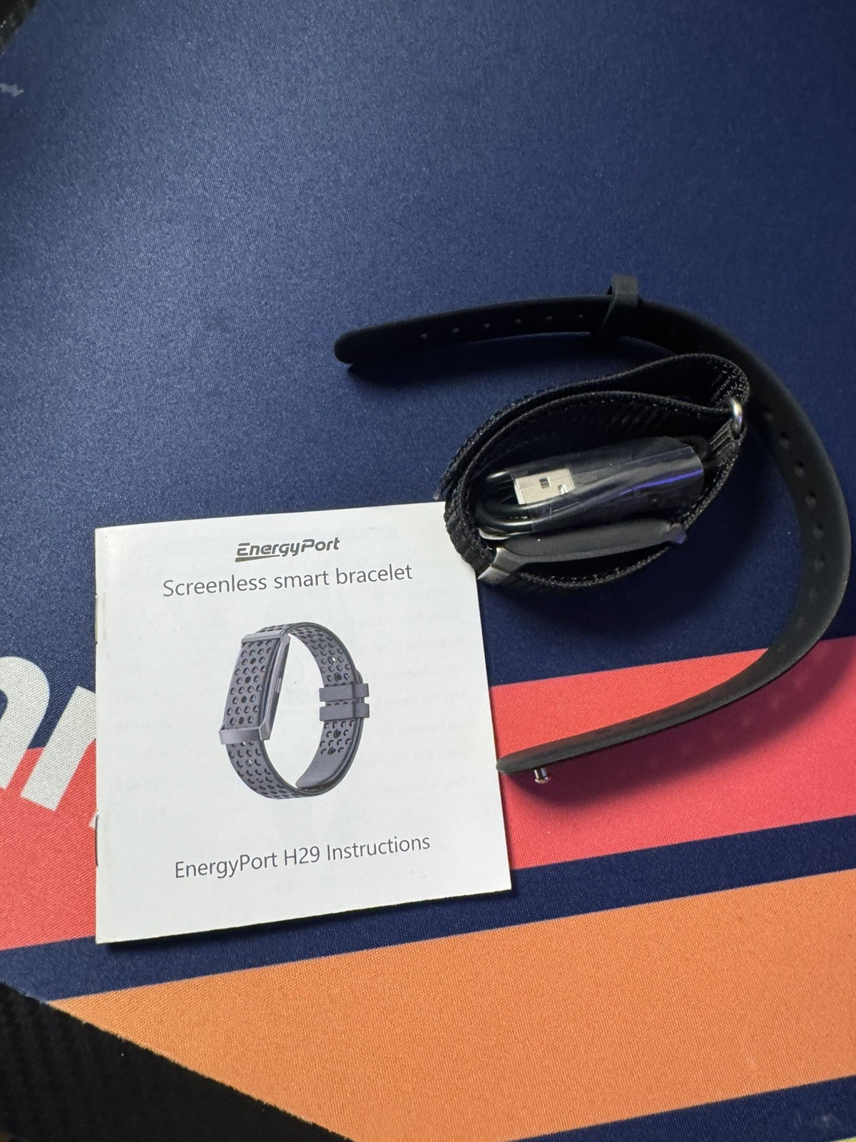 EnergyPort H29 Smart Bracelet – Screenless Fitness Tracker HR Sleep Monitor