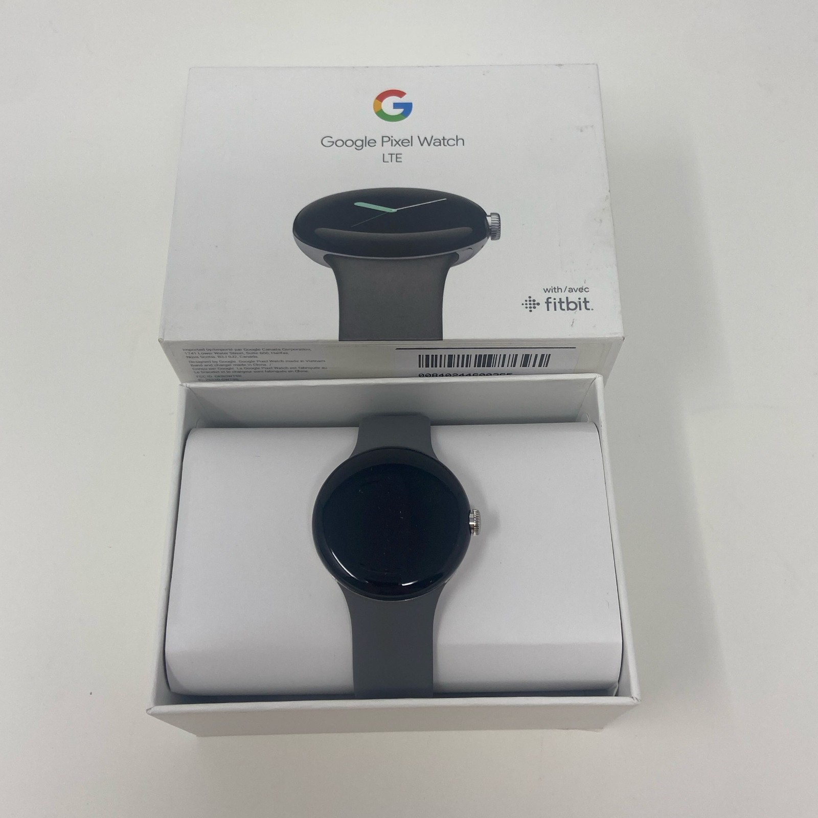 Google Pixel Watch Wi-Fi 41mm Polished Silver/Charcoal GA03305-US