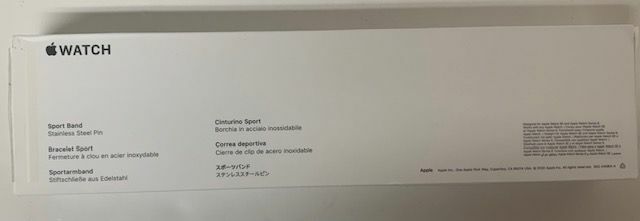 APPLE WATCH SERIES 6 44MM BLUE ALUMINUM CASE DEEP NAVY SPORT BAND