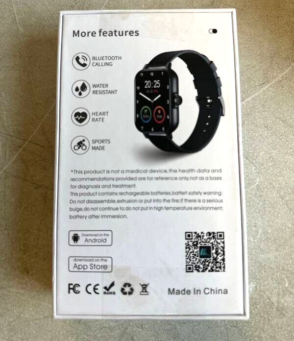 Smart Watch iPhone Android Bluetooth Call Fitness Tracker Heart Rate Water Resis