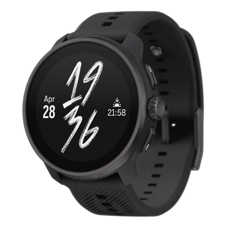 Suunto RACE S ALL BLACK 45mm Silicone Band GPS Smartwatch SS051093000 NEW