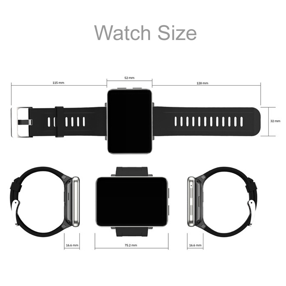 Men 4G Watch Smart Phone Watches Android 7.1 3G RAM 32G ROM Camera Video Call