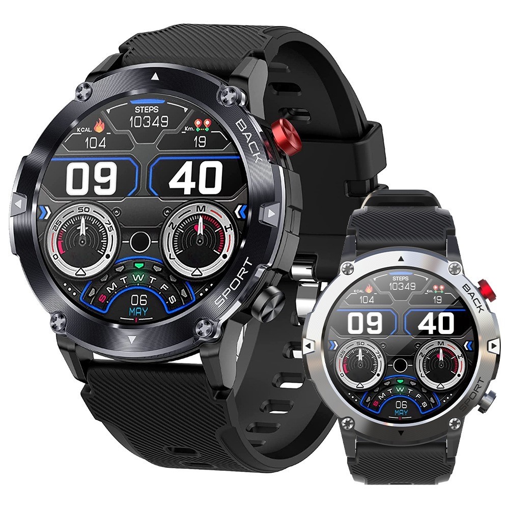 Smart Watch Android with Bluetooth Call Dial/Heart Rate Outdoor Sports waterproo