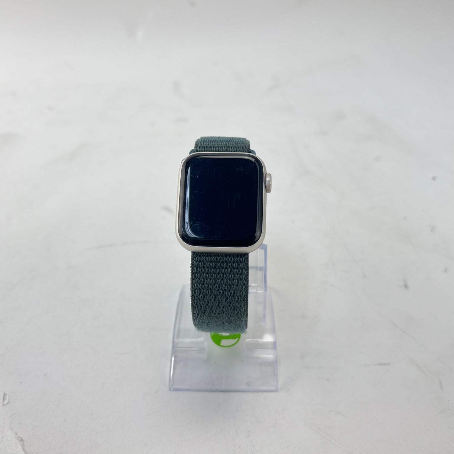 GPS Only Apple Watch SE 2nd Gen 40MM Starlight Aluminum Anchor Blue Sport Band M