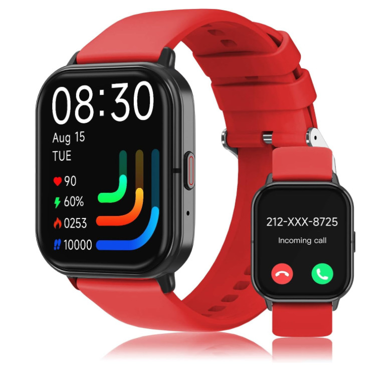 LTPDE Smart Watch (Answer/Make Calls), Multiple Sports Modes IP68 Waterproo Fit