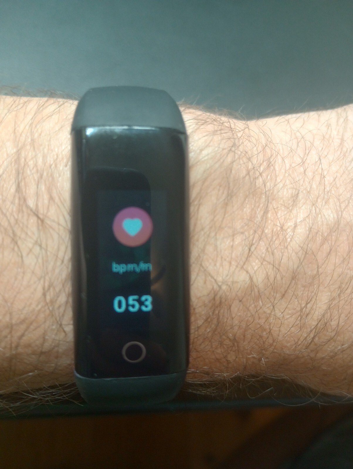 Smart Band Health Steward 1” Screen Heart Rate Monitor USB Android Or IOS Purple