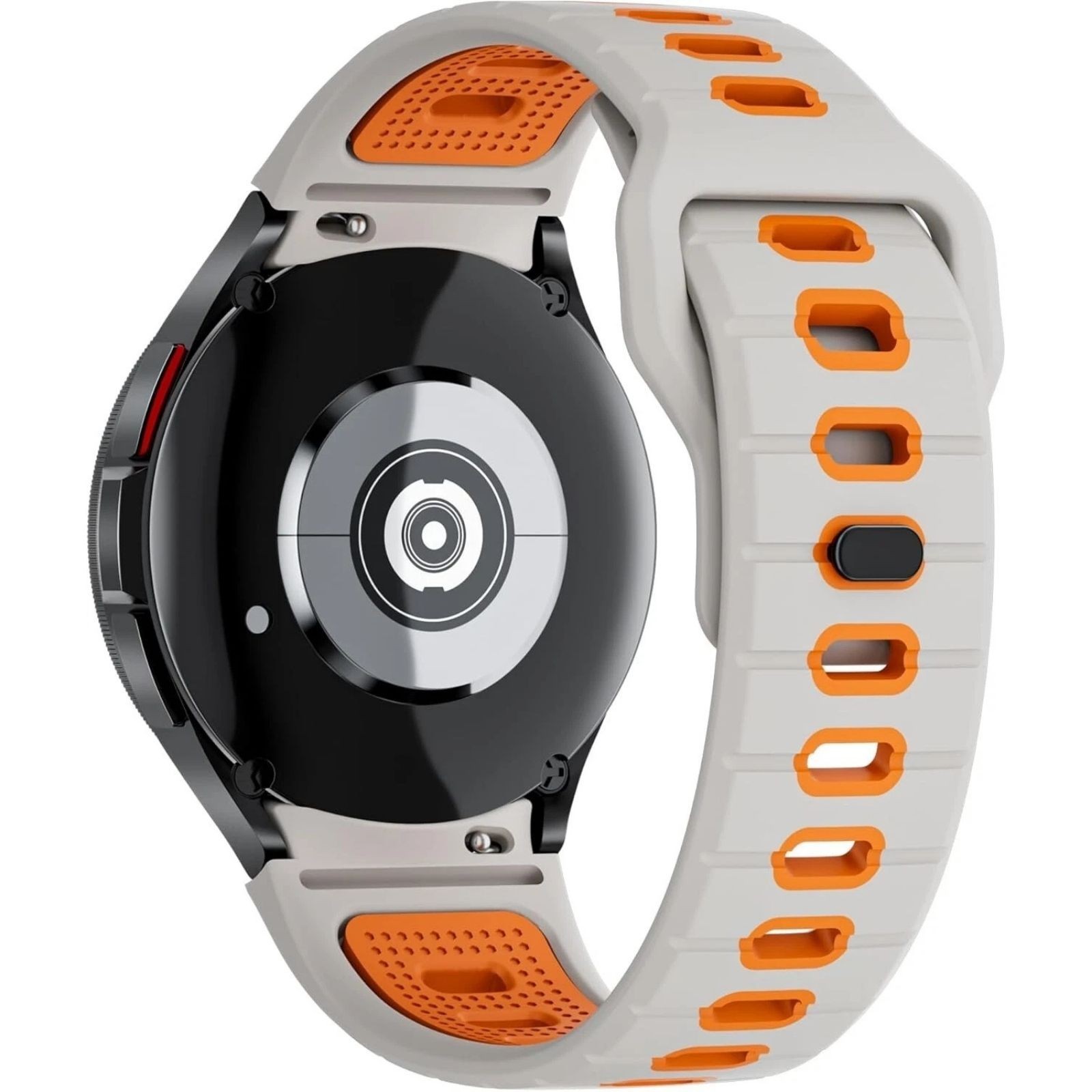 Rugged Silicone Band For Galaxy 6 4 Classic (42mm 46mm 43mm 47mm) / 5 Pro (45mm)