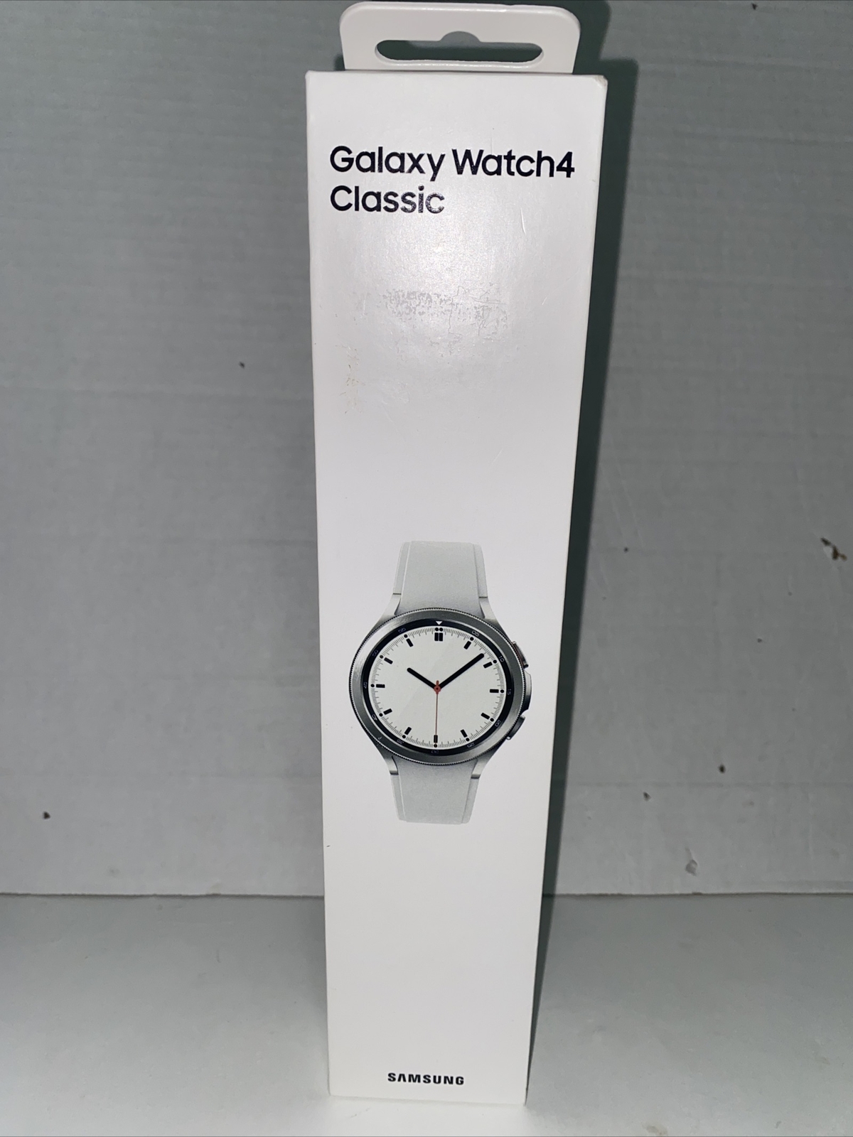 Samsung Galaxy Watch 4 Classic SM-R880 42mm Silver w/White Band, New Sealed!!