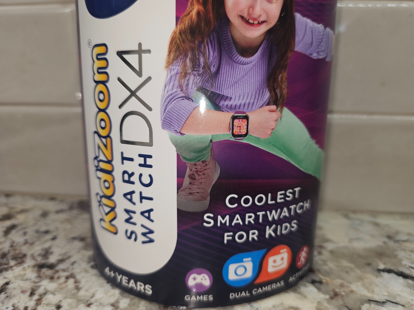 NIB VTech Kids KidiZoom Smartwatch DX4 Purple Camera, Games, Activities Ages 4+