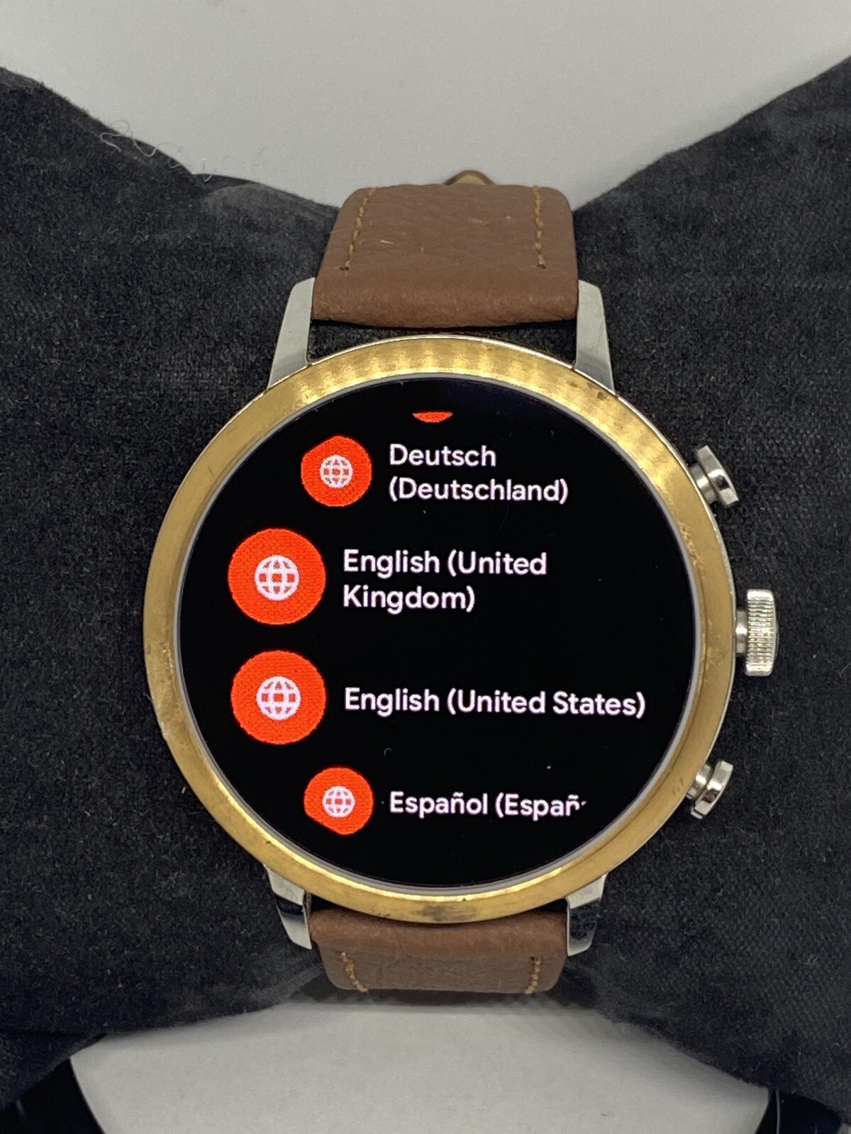 Fossil Gen 4 Authentic Digital Dial Smart Watch Custom Band FTW6016 AB384
