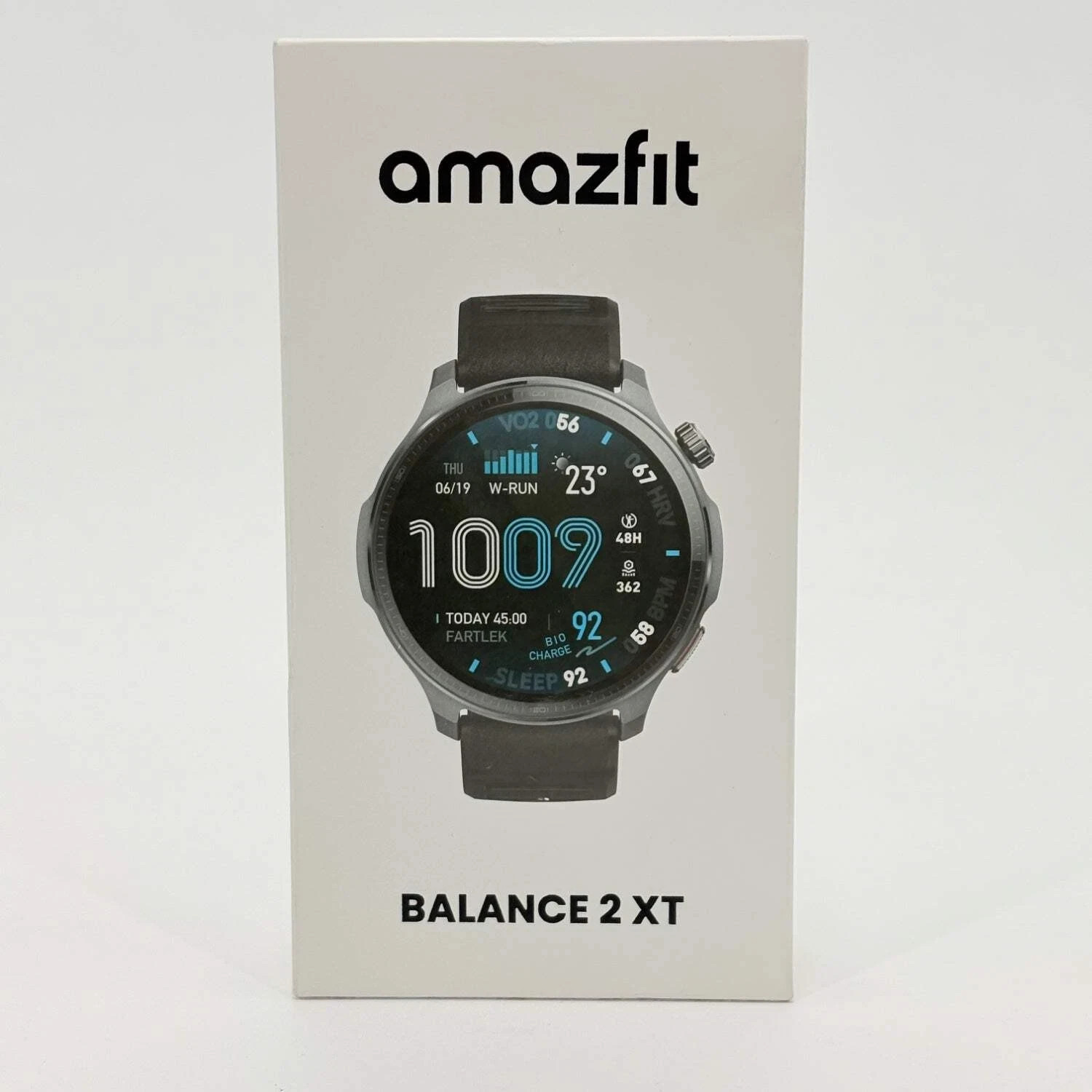 Amazfit – Balance 2 XT Smartwatch 47mm Silicone – Gray / Black – Sealed
