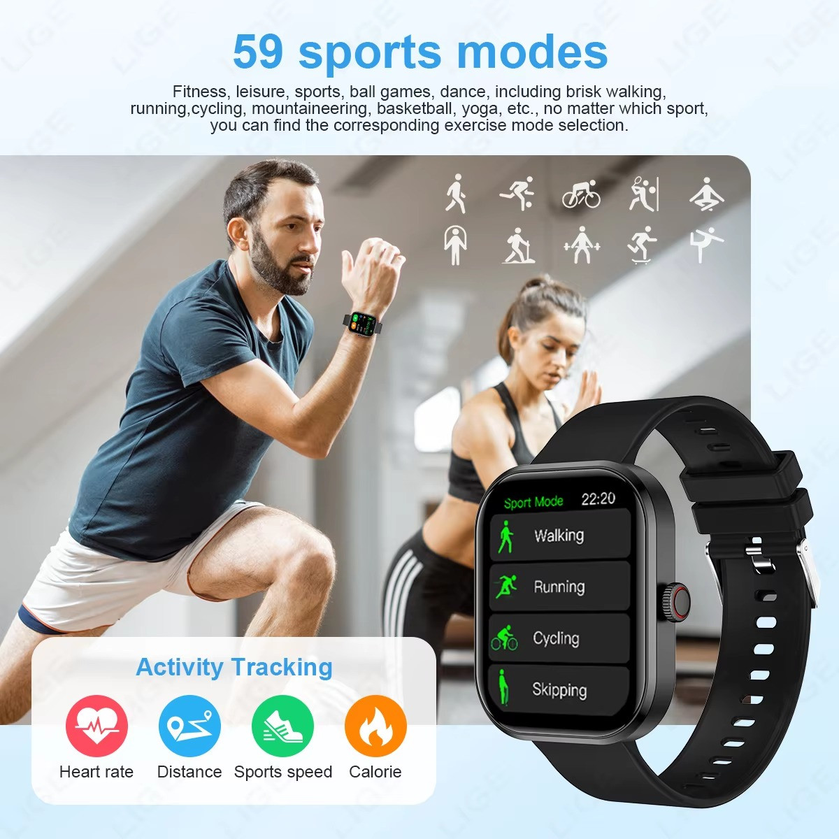 2026 Smart Watch For Men/Women, Waterproof Smartwatch Bluetooth iPhone Samsung
