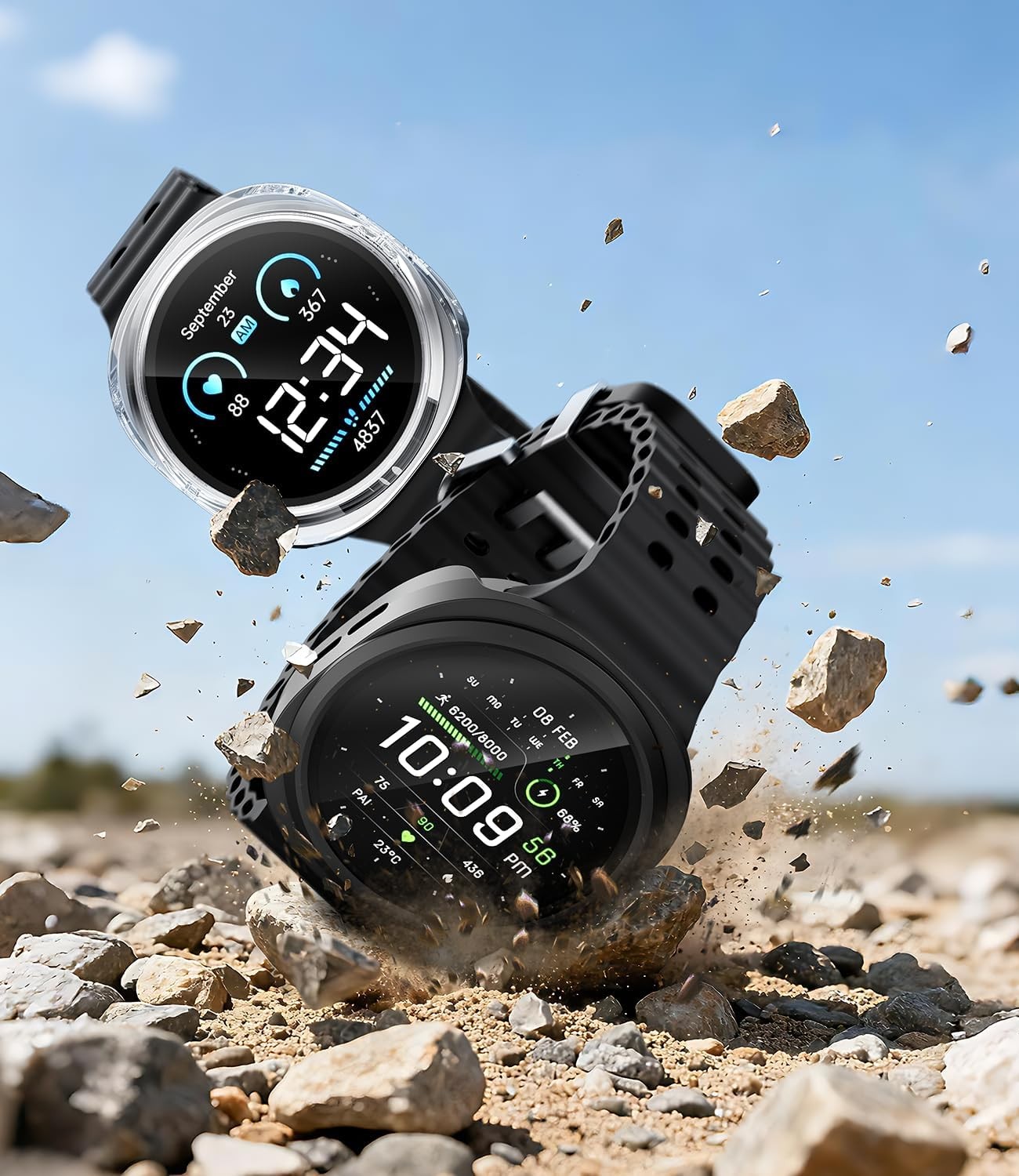 Case for Samsung Galaxy Watch 9 40mm Hard PC Bumper Protective Cover HD Anti-Fog