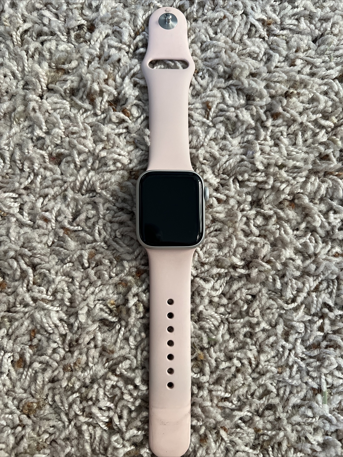 Apple Watch SE 40mm Gold Aluminum Case with Pink Sand Sport Band – Regular (GPS)
