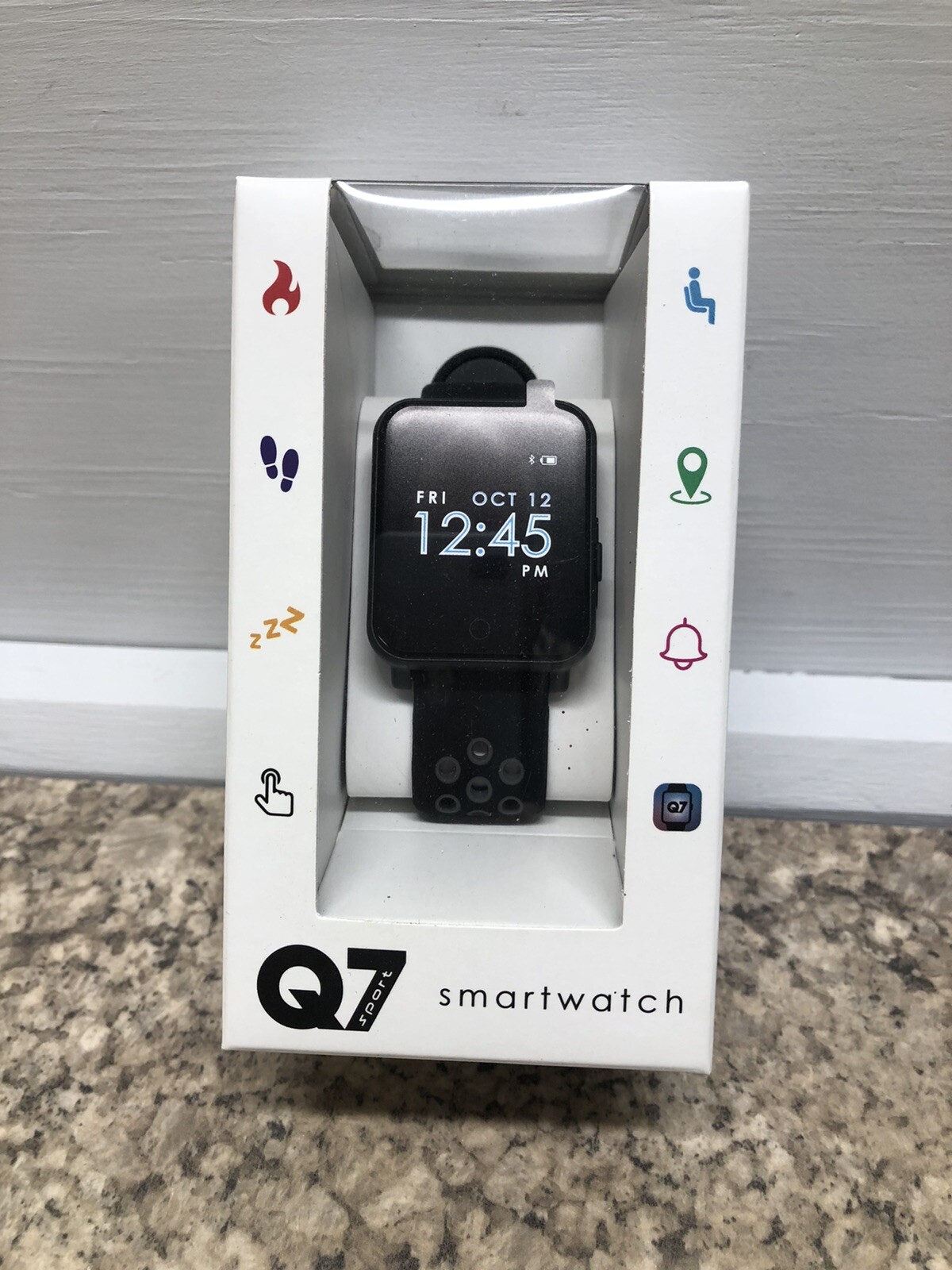 Q7 Smart Watch iOS And Android Compatible Black
