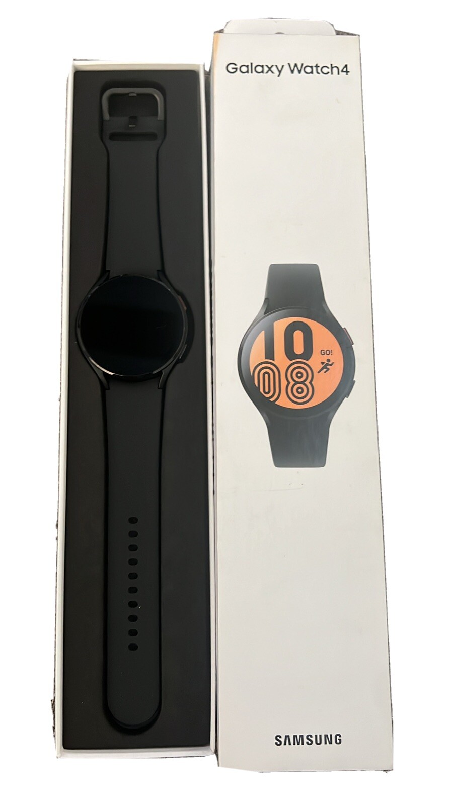 Samsung Galaxy Watch4 SM-R870 44mm Aluminum Case with Sport Band – Black…