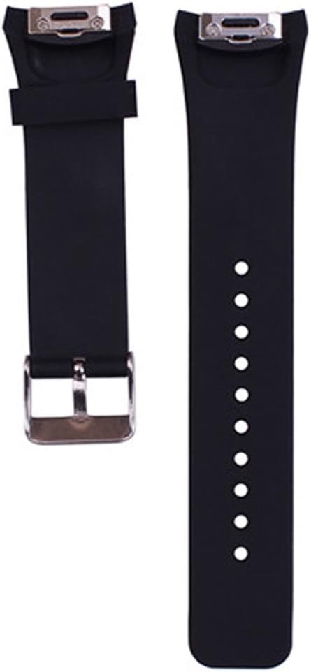 Large Silicone Strap Compatible with Samsung Gear S2 SM-R720 – Black