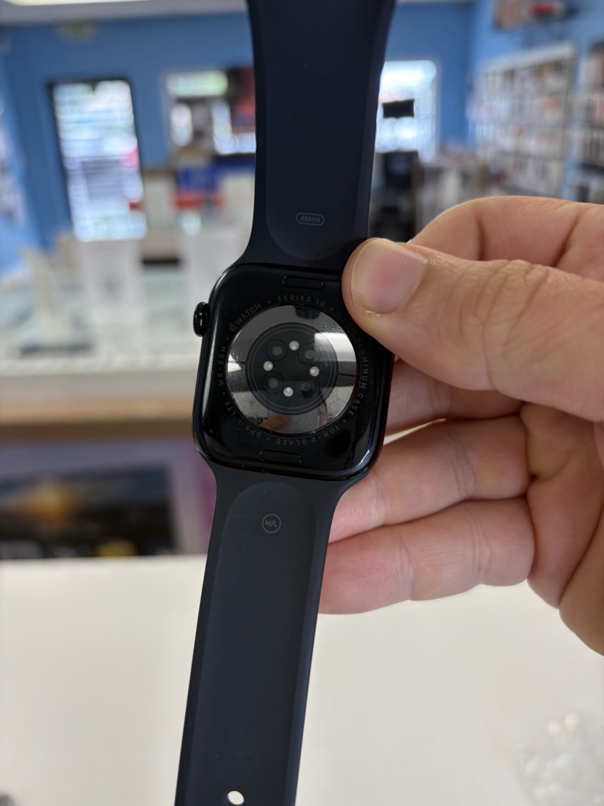 Apple Watch series 10 Black 46MM Cellular Unlocked With Apple Care Till 2027