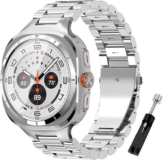 Stainless Steel Strap Compatible with Samsung Galaxy Watch Ultra 47mm