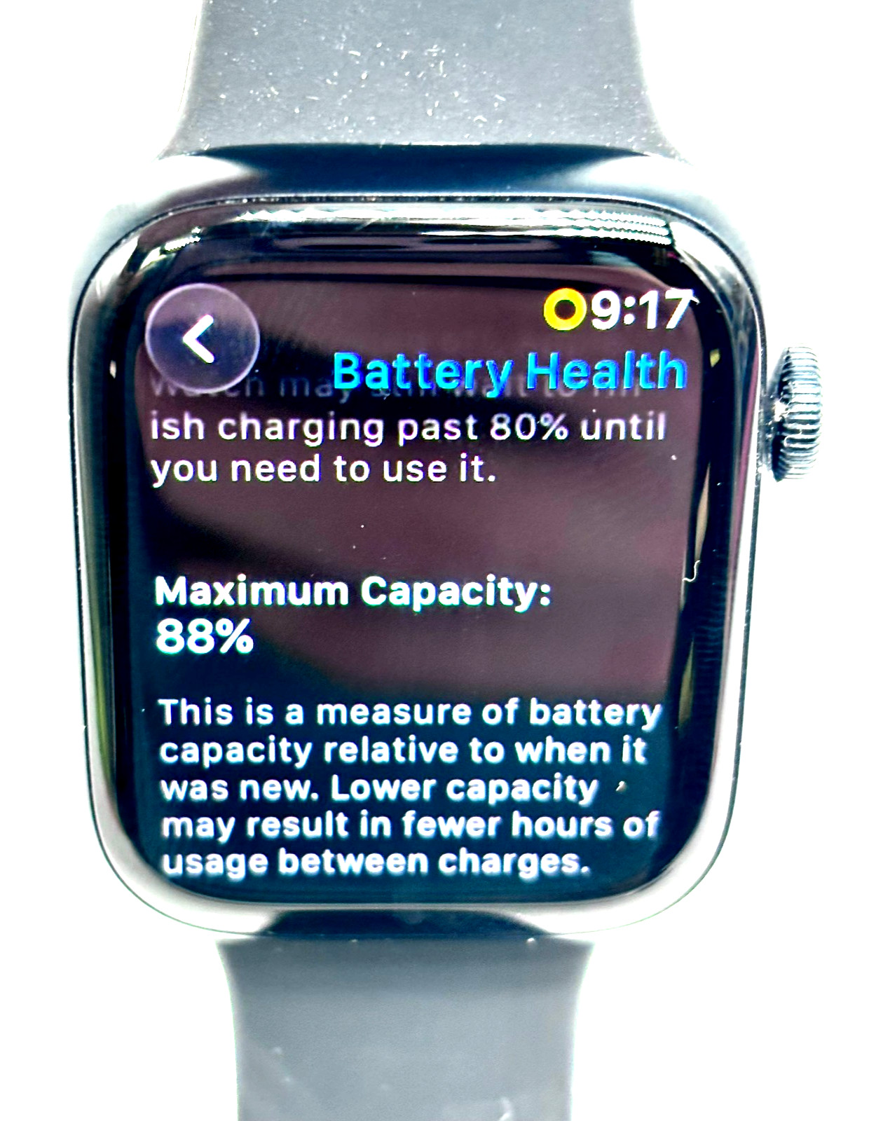 Apple Watch Series 9 GPS+Cellular 45mm Midnight Aluminum Case: Black Band