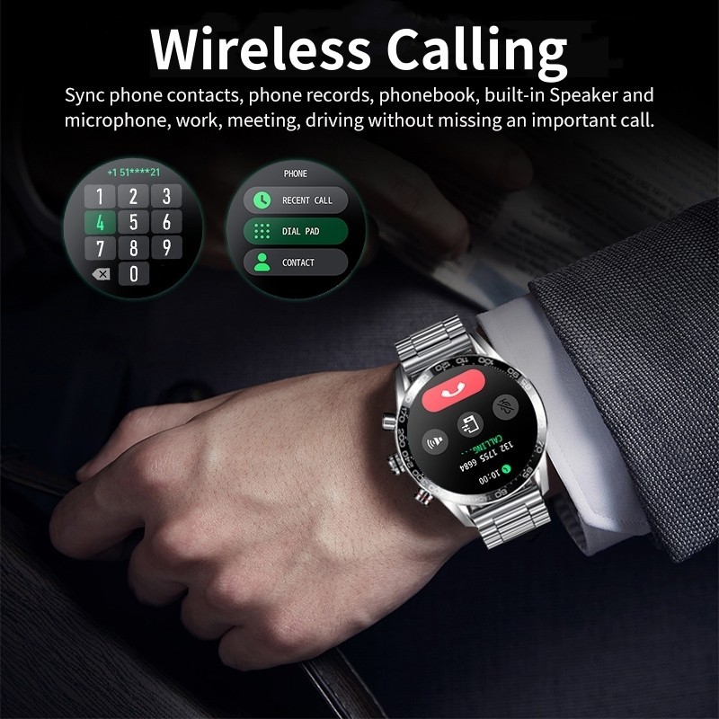 🔥Smart Watch Men Women Fitness Tracker Heart Rate Blood Pressure GPS Waterproof