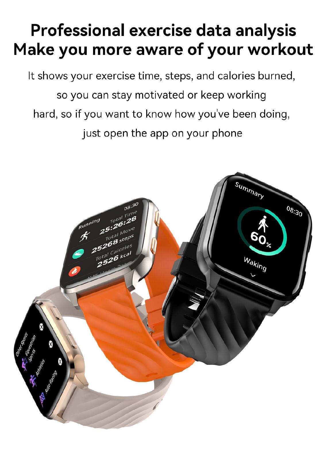Fw12 Android Smart Watch 1.85 Inch Bluetooth Call Fitness Tracker Smartwatch