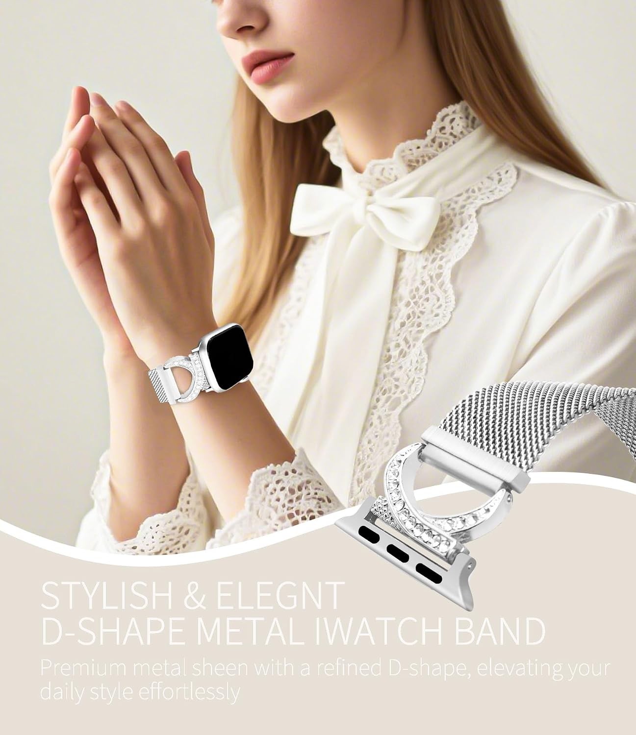 Metal Mesh Strap for Apple Watch Series 11 10 9 8 7 6 5 4 3 2 1 38/40/41/42/44/4