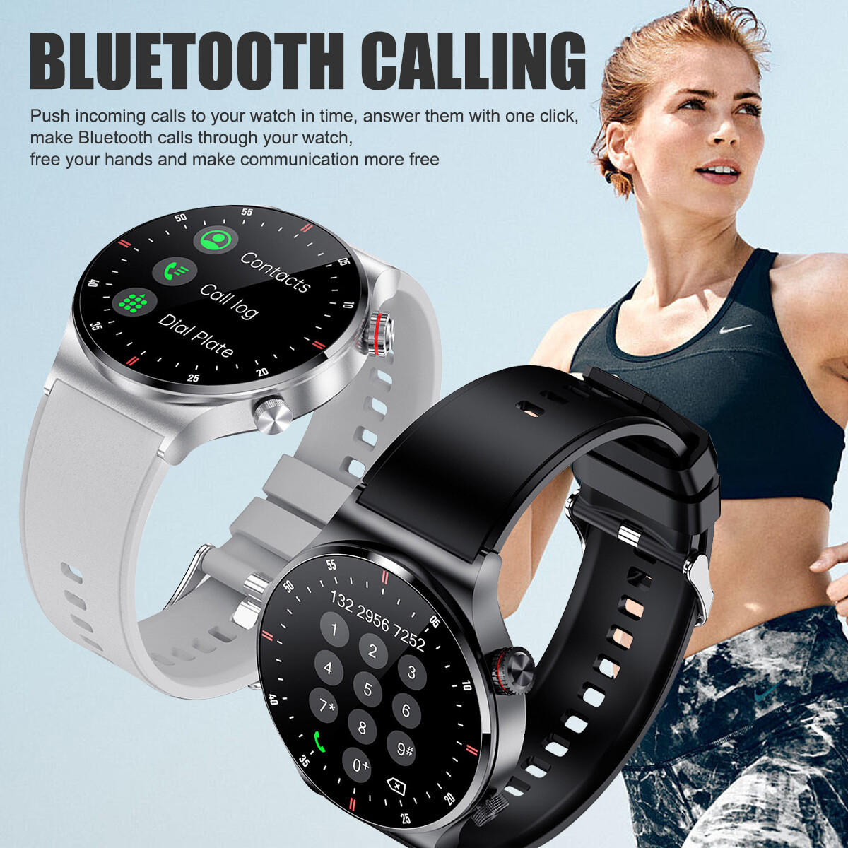 New Smart Watch Men Waterproof Smartwatch Bluetooth for iPhone Android Samsung A