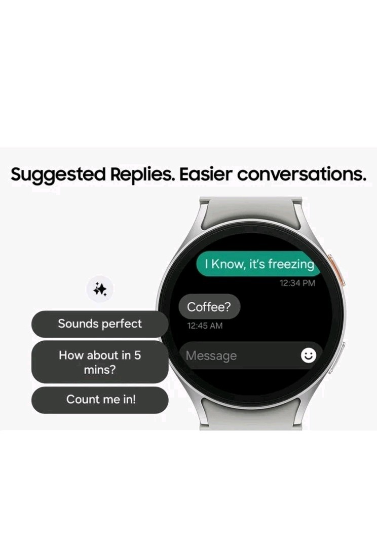 NEW Samsung Galaxy Watch 7 40mm Smartwatch SM-L300 GPS Wi-Fi Bluetooth Cream