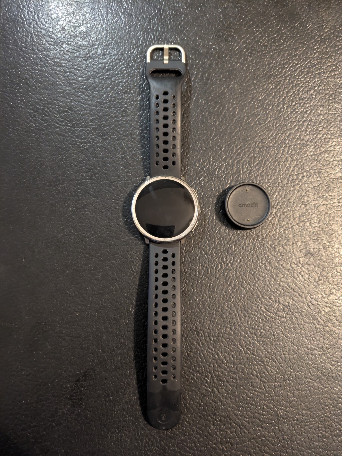 Amazfit Active 2 Smartwatch 44mm Round Silver Black Sport Band
