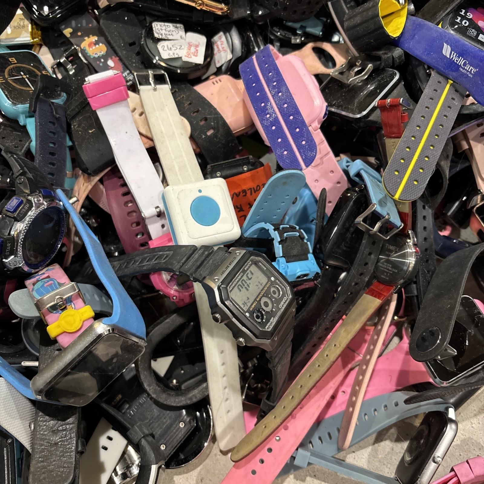 Lot of (380+) Untested Watches Smart Casio Samsung Asus For Parts or Repair ++