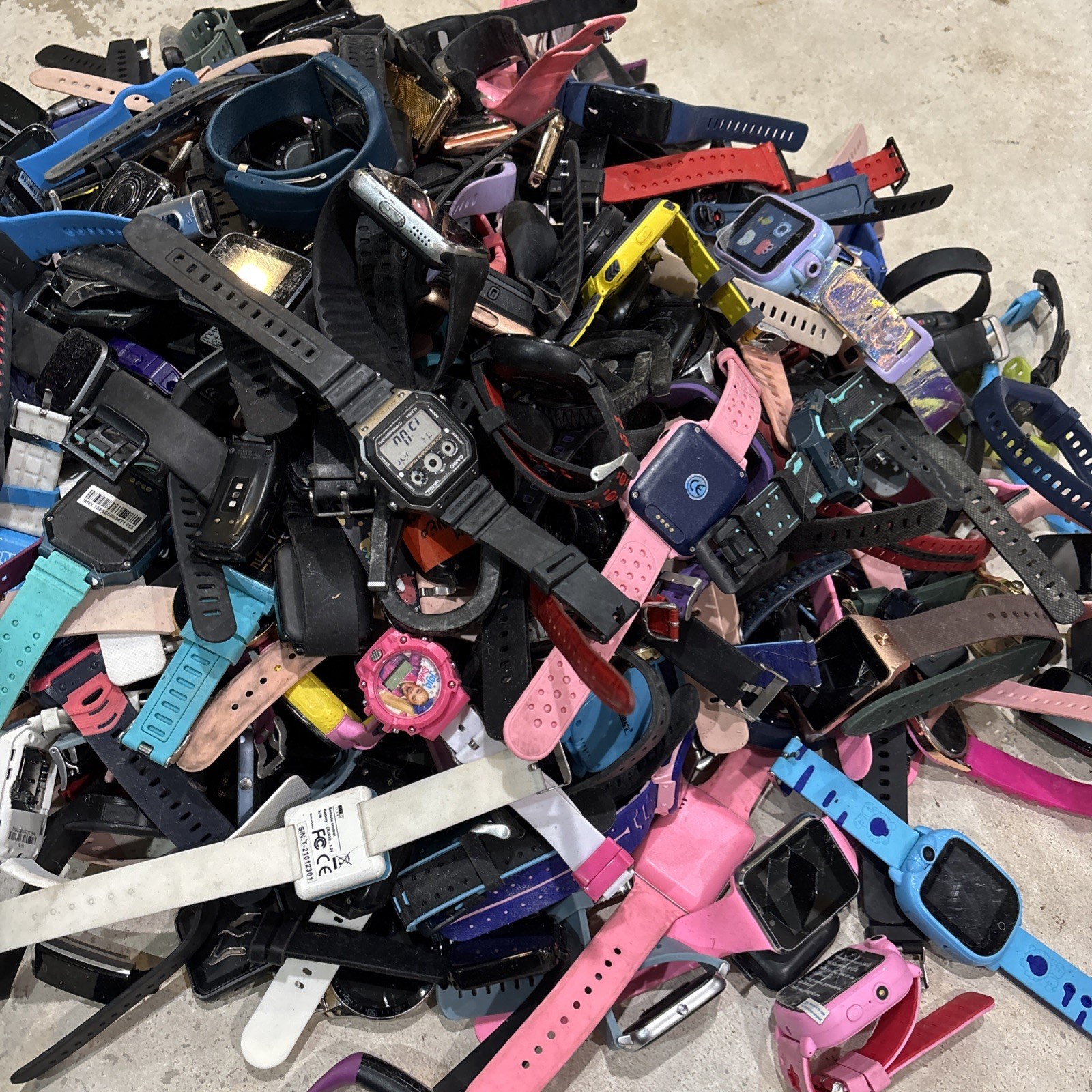 Lot of (380+) Untested Watches Smart Casio Samsung Asus For Parts or Repair ++