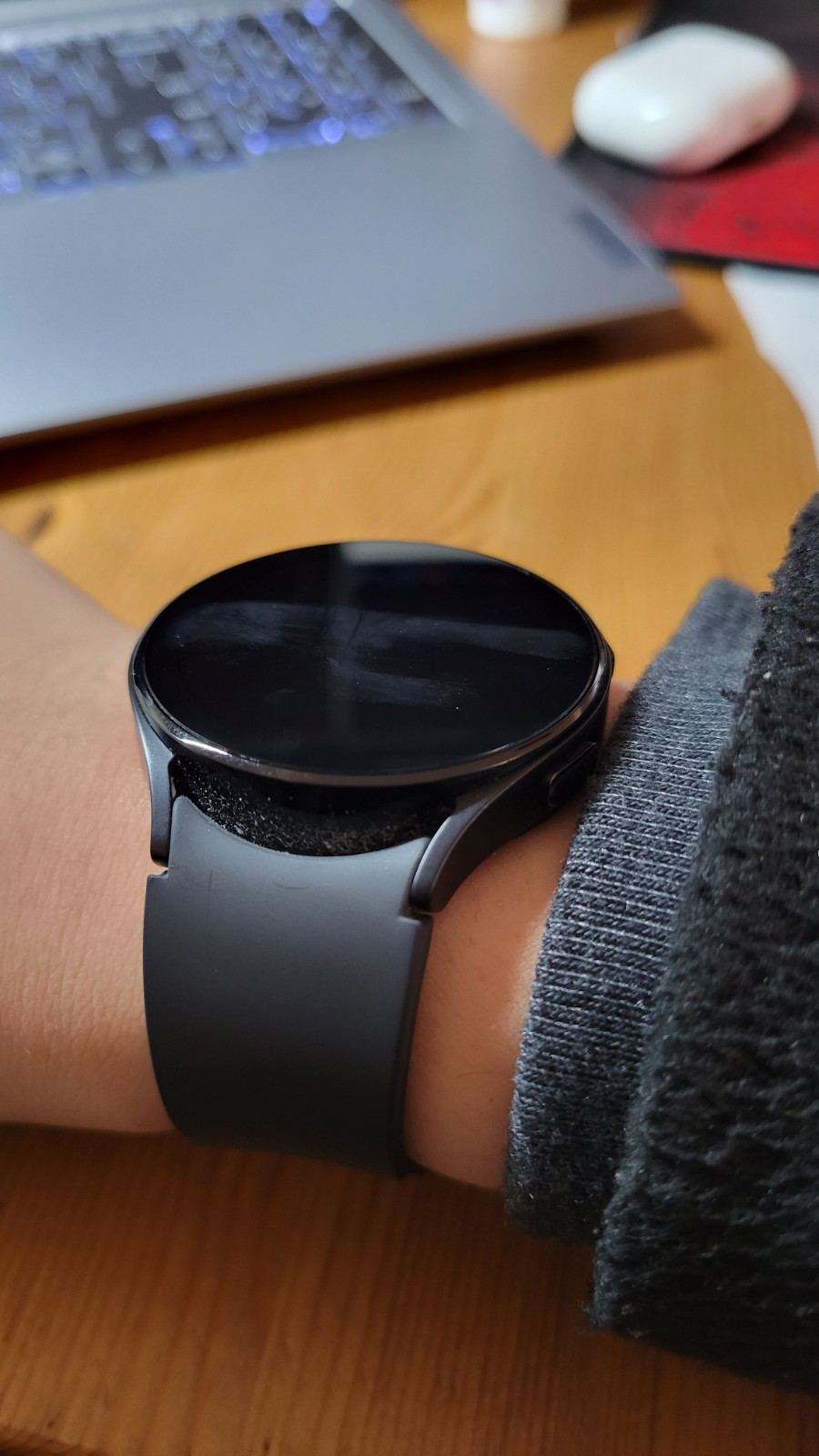 LIGHTLY USED GREAT Samsung Galaxy Watch 5 44mm GPS LTE/DATA Graphite Smartwatch
