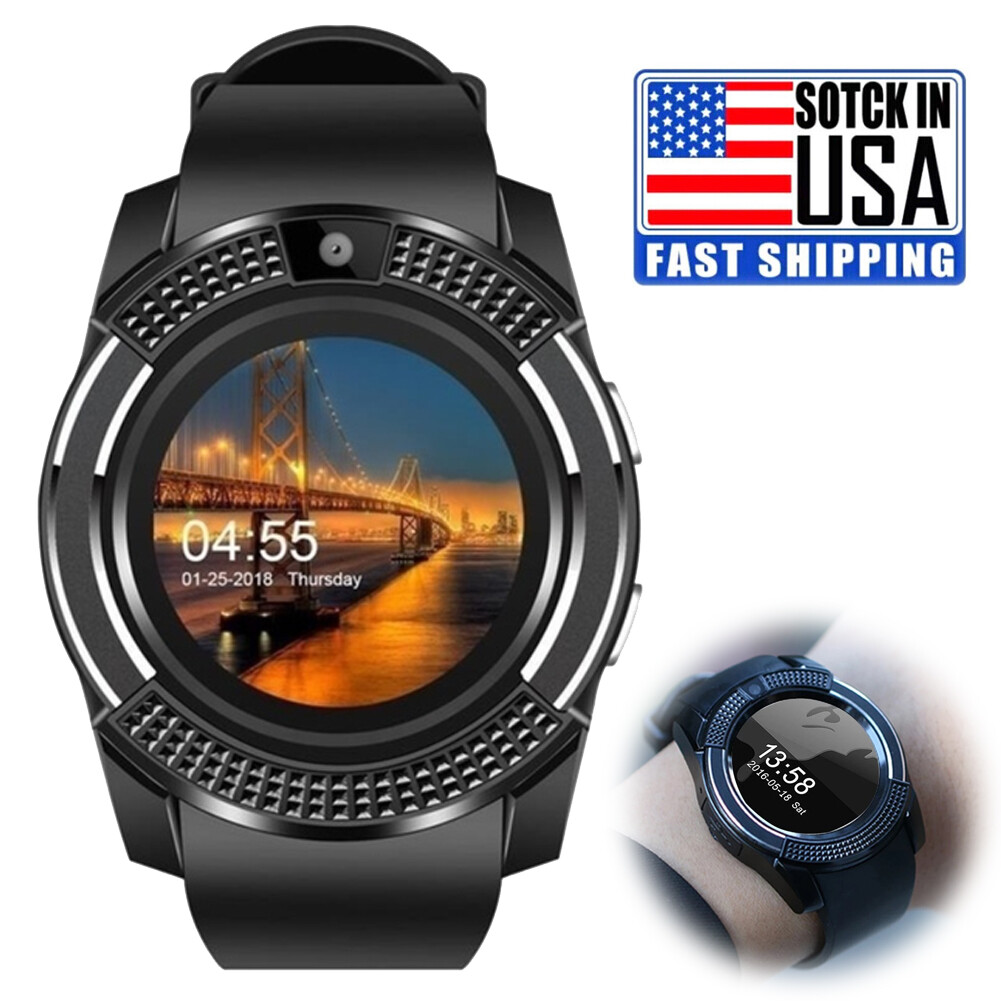 Touch Screen Bluetooth Smart Watch Unlocked Phone Call Reminder For Android