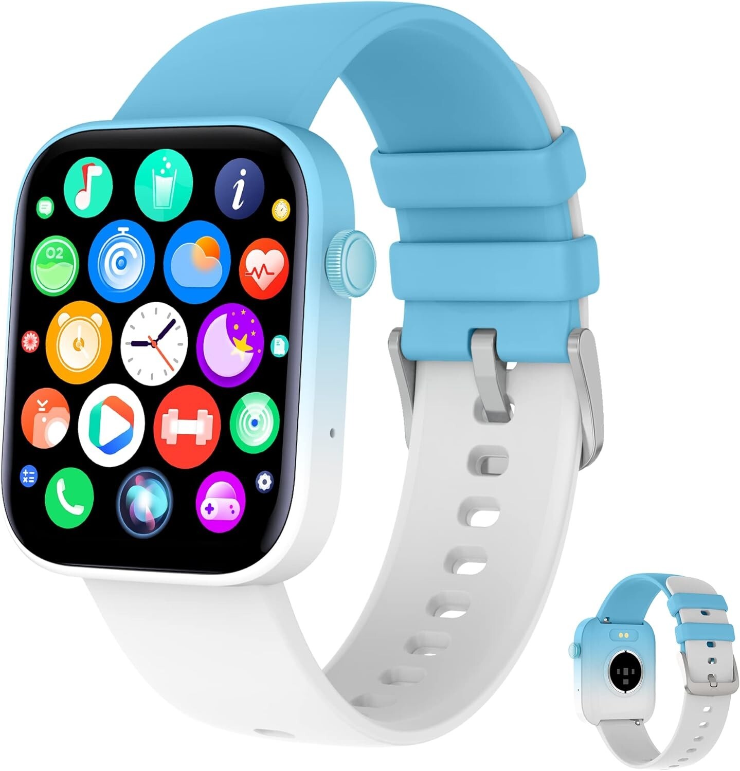 Smart Watch Two tone iOS Android for Women Men 2023 Fitness Tracker 1.9″ IP68