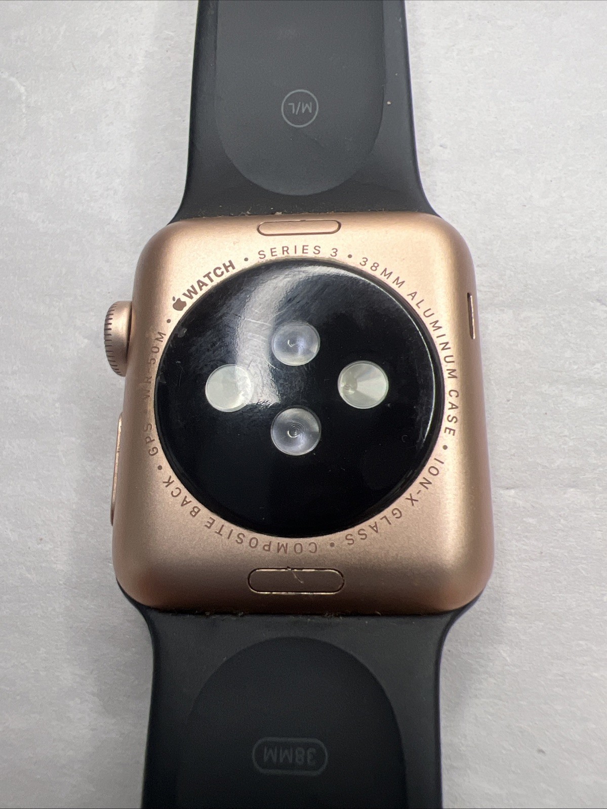 Lot Of 2 Apple Series3 38mm Apple Watch GPS Smartwatch BX