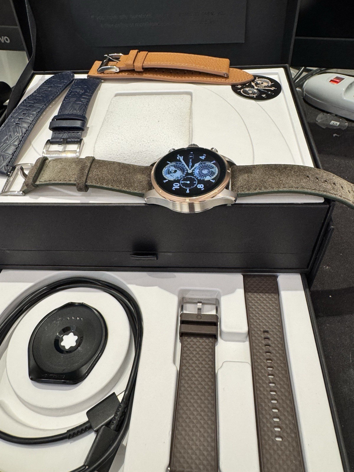 Montblanc Summit 3 Titanium and Rose Gold – Ref. 131798 – Full Set of 4 Straps