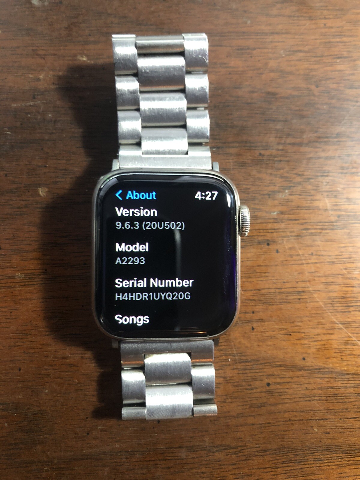 Apple Watch Series 6 – Silver – 40mm Smart Watch – Model A2293 – 2 Silver Bands
