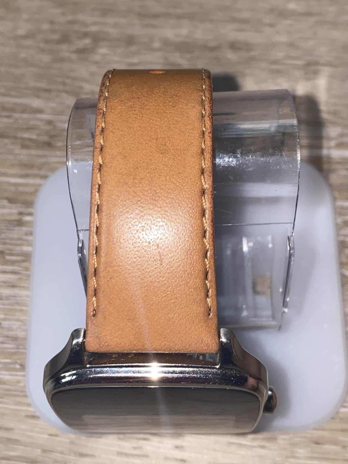 ASUS ZenWatch 2 WI501Q 45mm Smartwatch Stainless Steel Case Brown Leather Band
