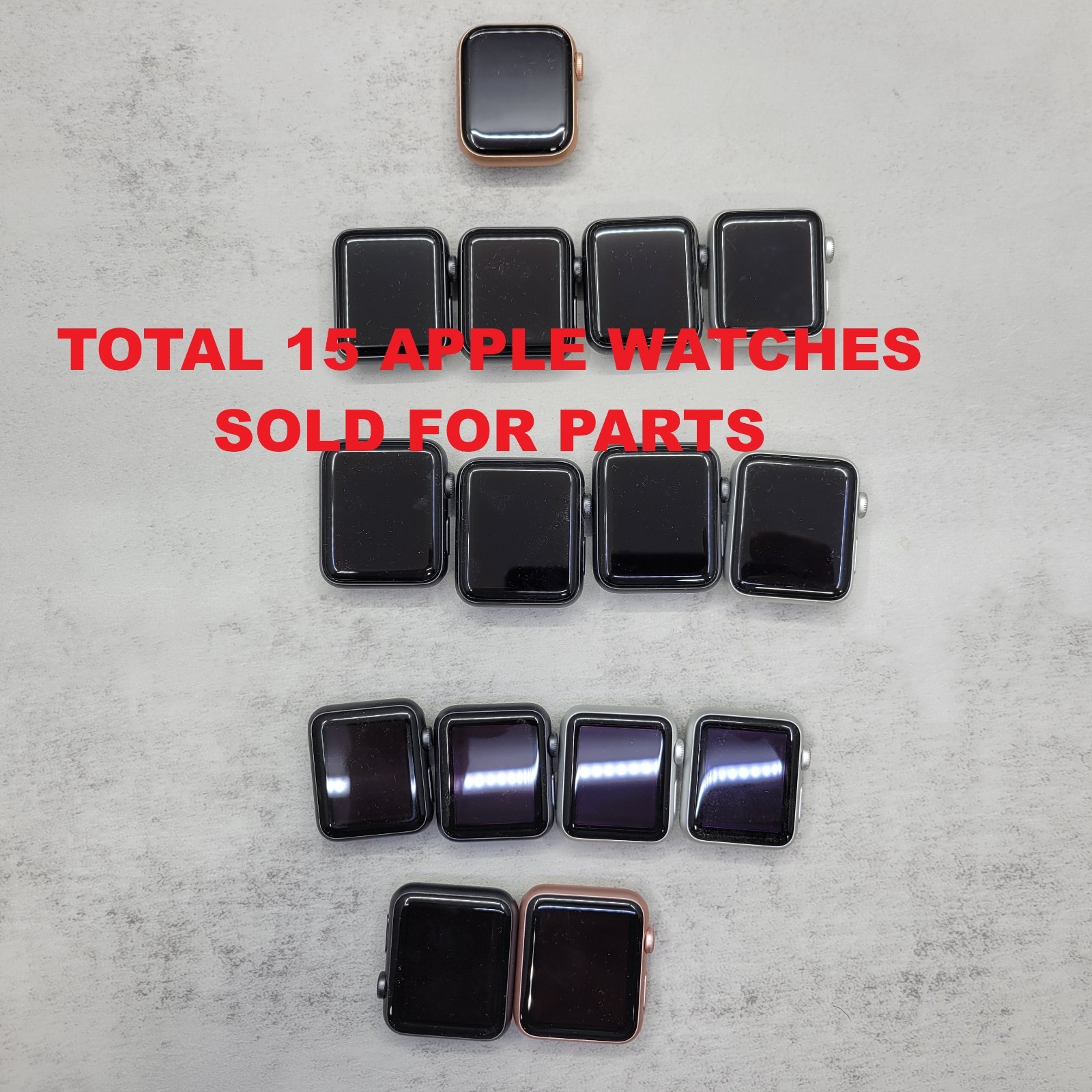 Apple Watch Series 1 (6 each), Series 3 (8 each) ,5 (1 each) – SOLD AS IS !!™