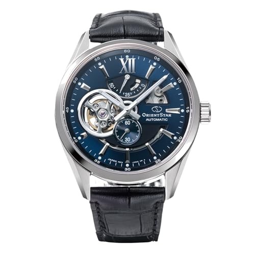 ORIENT STAR Modern Skeleton Mechanical Men’s Watch K-AV0006L Navy NEW