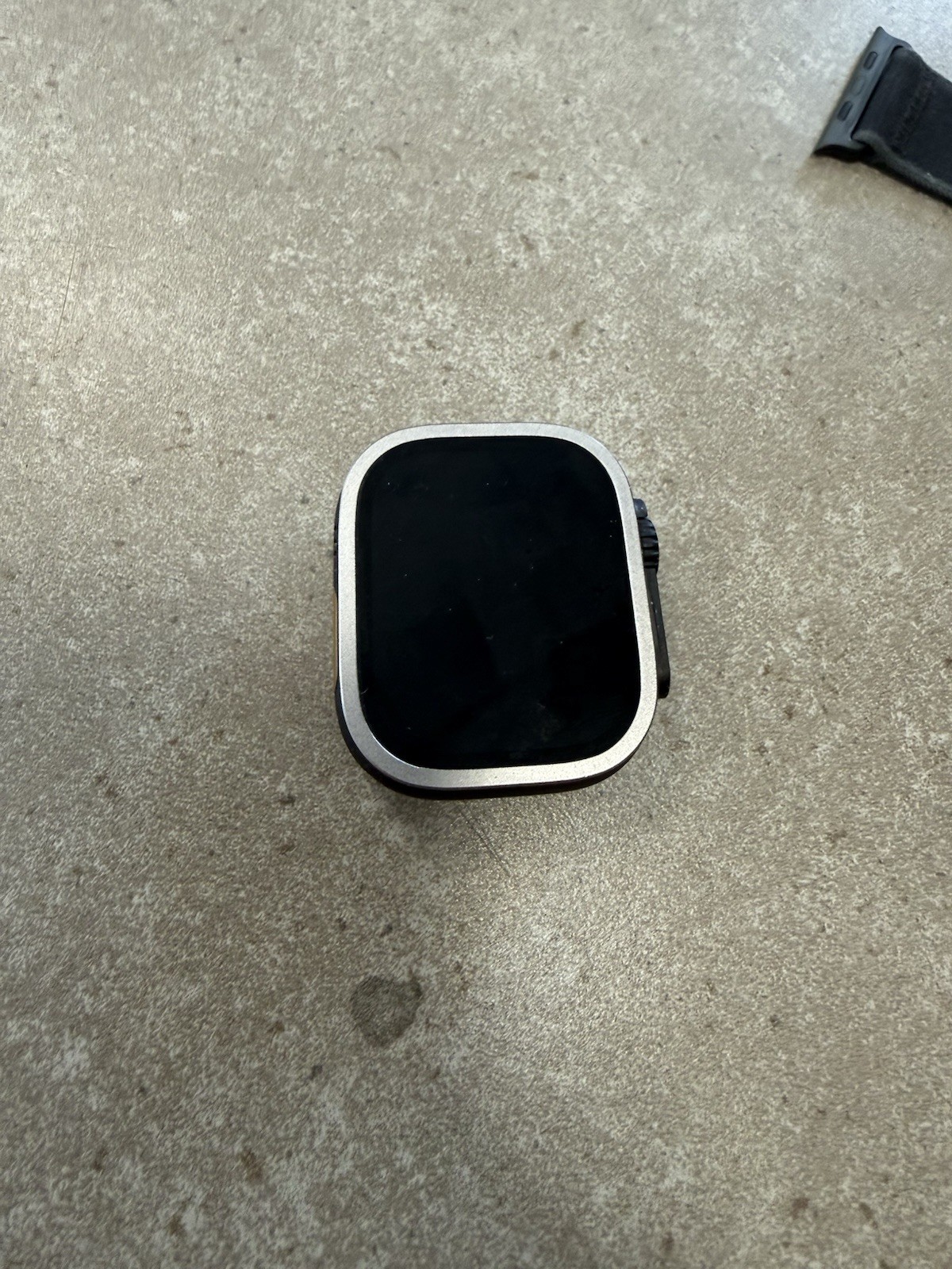 Apple Watch Ultra 49mm series 2 Black Aluminum Case, Black Fabric Band, GPS/BT