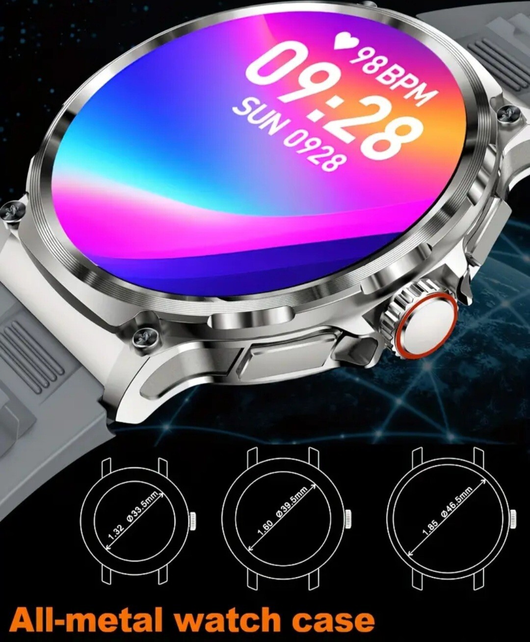 Multifunctional Smart Watch For Men /military smart watch, Touch Screen Digital.