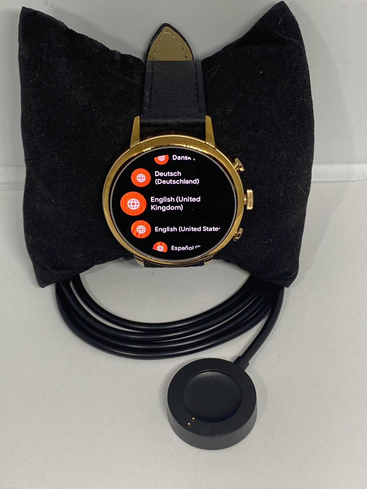 Fossil Gen 4 Authentic Digital Dial Smart Watch Custom Band FTW6016 AB186
