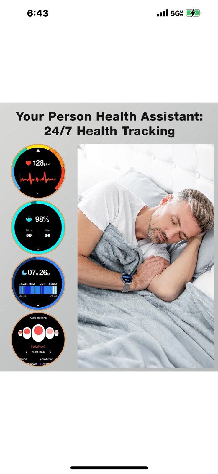Souyie V89 Smart Watch New In Box