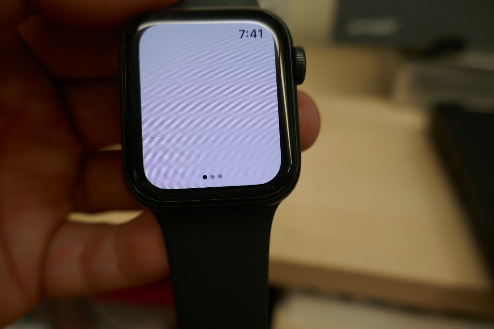 Apple Watch Series 6 Space Gray Aluminum Case with Black Sport Band