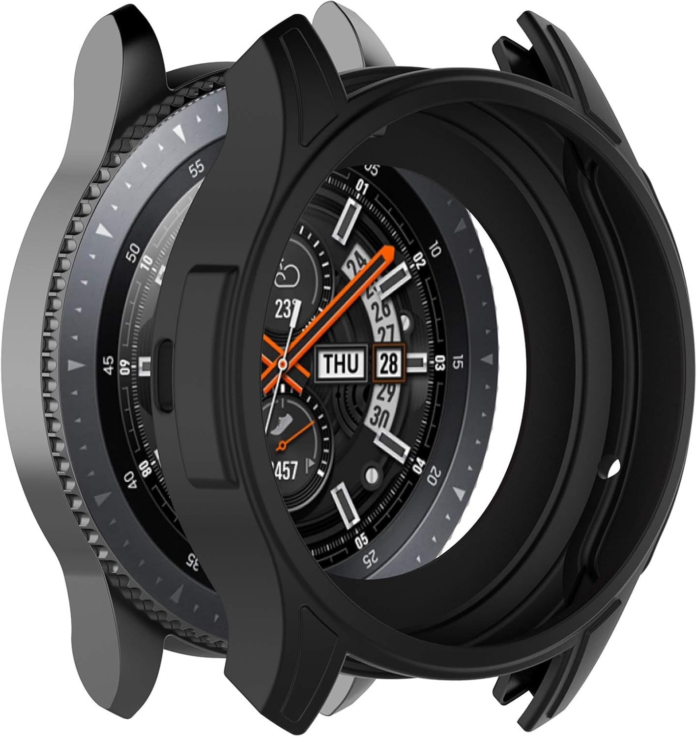 Soft Silicone Case for Samsung Galaxy Gear S3 Frontier 46mm Smart Watch